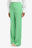 Alice and Olivia Green Wide Leg Pant Size 4