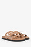Hermès Brown Suede 'Extra' Sandals Size 38