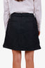 Pre-loved Chanel™ Grey Wool Mini Skirt Size 44