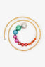 Y/Project Gold Tone Multicolour Beaded Spiral Single Earring