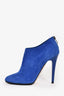 Jimmy Choo Blue Suede Ankle Booties Size 38.5
