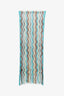 Missoni Green/Brown Chevron Silk Scarf