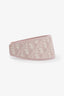 Christian Dior Pink Oblique Pattern Wide Headband