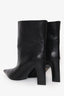Balenciaga Black Lambskin Leather Blade 36 Booties Size 39