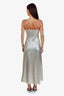 Paco Rabanne Gold Metallic Slip Dress Size 38