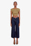 Reformation Dark Blue 'Cary' Low Rise Jeans Petite Size 24