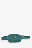 Miu Miu 'Laguna' Green Matelasse Mini Belt Bag