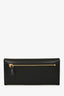 Prada Black Vitello Move Leather Zip Around Wallet