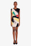 Celine by Phoebe Philo Multicolour Brushstroke Print Sleeveless Mini Dress Size S