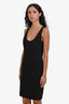 Moschino Couture Black Sleeveless Midi Dress Size 8