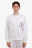 Moncler White Year of the Dragon Logo Sweatshirt Size L Mens