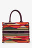 Christian Dior Multicolour Canvas Dior Medium Book Tote