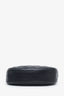 Pre-loved Chanel™ 1986-88 Black Quilted Lambskin CC Matelasse Half Moon Crossbody Bag