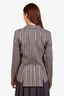 Smythe Grey Wool Single Breasted Blazer Size 4