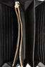 Valentino Black Pebbled Leather Rockstud Envelope Wallet on Chain