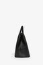 Prada Black Saffiano Leather Double Zip Tote Bag with Strap