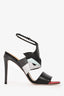 Fendi Black Leather "Monster" Heels Size 38