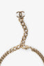 Pre-loved Chanel™ Gold-toned CC Chain Crystal Choker