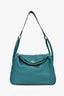 Hermès 2016 Teal Swift Leather Lindy 34