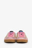 Gucci x Adidas Pink Suede Gazella Sneakers Size 5.5