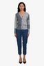 Thom Browne Blue Structured Denim Trousers Size 36