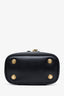 Louis Vuitton Black Coated Canvas Monogram Ink Embossed Vanity PM with Chain