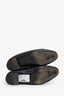 Hermès Black Leather 'Rivoli' Fringe Mules Size 38
