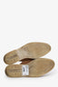 Loro Piana Brown Suede Leather and Shearling Bottillons Open Walk Loafers Size 40.5