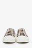 Christian Dior Burgundy Oblique Walk'N'Dior Sneakers Size 35.5