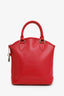 Louis Vuitton 2007 Red Epi Leather Vertical Lockit Bag