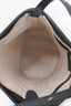 Mansur Gavriel Black Leather Logo Bucket Bag