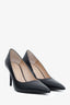Stuart Weitzman Black Leather Pointed Toe Heels Size 6