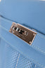 Hermès 2014 Blue/Navy Swift Leather Mini Berline Crossbody Bag PHW