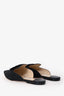 Jimmy Choo Black Glitter Bow Mules Size 40