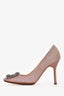 Manolo Blahnik Pink Sparkle Crystal Embellished Hangisi Heels Size 36.5