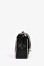 Pre-loved Chanel™ 2025 Black/White Lambskin Leather Crossbody Bag