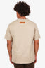 Louis Vuitton Beige Embossed LV T-Shirt Size XXL Mens