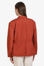 Ulla Johnson Orange Cotton Cinched Waist Jacket Size S