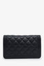 Pre-loved Chanel™ 2019 Black Caviar CC Boy Wallet On Chain
