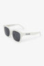 Celine White Logo Sunglasses with White Logo Pouch