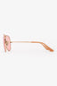 Ray Ban Gold Tone/Pink Aviator Sunglasses