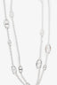 Hermès Sterling Silver Farandole Long Necklace 120