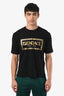 Versace Fendi Fendace Black Gold Logo T-Shirt Size XS Mens