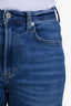 Citizens of Humanity Dark Wash High Rise Straight Leg Unfinished Hem 'Palma' Jean Size 26