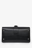 Delvaux Black Calfskin MM 'L'Humour' Brillant Top Handle with Strap