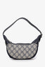 Gucci Navy/Beige GG Monogram Ophidia Half Moon Mini Hobo Bag