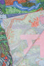 Hermès Pink/Multicolour Silk Eleftheria by Elias Kafouros Scarf 90