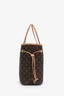 Louis Vuitton Monogram Custom 'S1' MM Neverfull Bag With Pouch