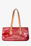 Louis Vuitton Red Monogram Vernis Rosewood Avenue Tote Bag