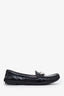 Miu Miu Black Patent Leather Embellished Loafers Size 38